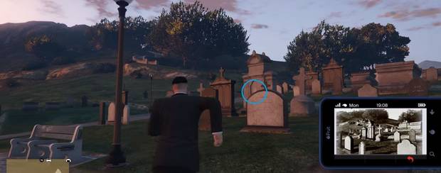 GTA Online - Pista de la Búsqueda del tesoro - Ubicación #04: Pacific Bluffs Graveyard