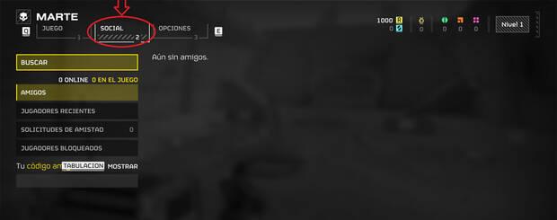 Helldivers 2 - Menú para invitar amigos a tu partida