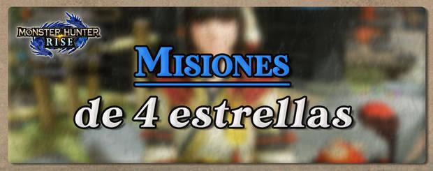 Monster Hunter Rise - Misiones de aldea nivel 4 estrellas
