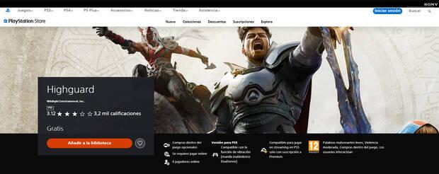 Highguard - Descargar gratis en PS5