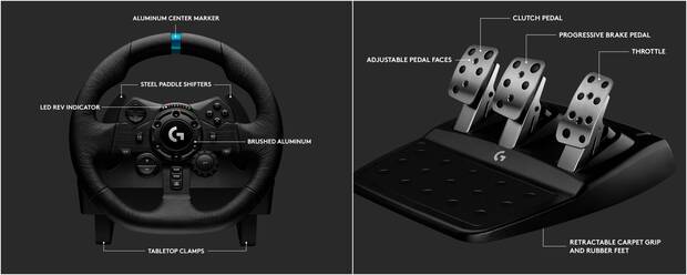 Presentado el Volante G923: Promete carreras ultra realistas para PS4, Xbox One y PC Imagen 2