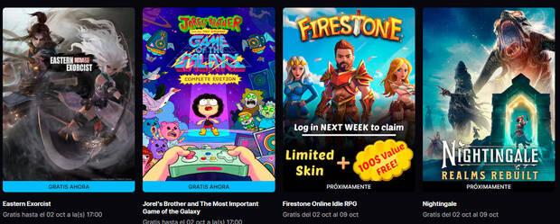 Gratis juegos Epic Games Store semana 25 de septiembre