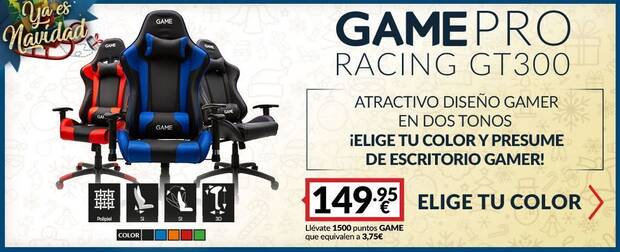 Silla gaming de oferta en GAME.