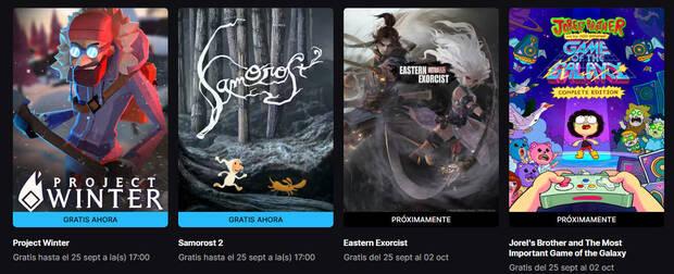 Juegos gratis de esta semana en Epic Games Store.