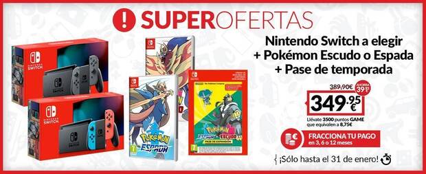 Pack de Switch de oferta en GAME.