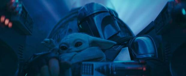 Grogu y Mandalorian