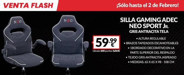 Silla Gaming rebajada en GAME