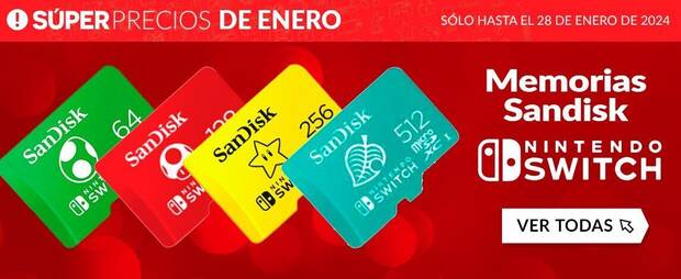 Memorias Sandisk Nintendo Switch Super Precios GAME enero