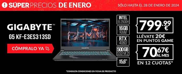 Consolas y ordenadores Super Precios GAME enero