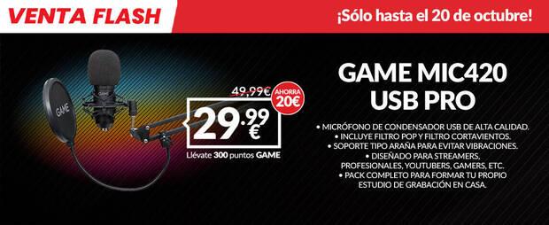 Oferta GAME MIC 420 USB PRO por tiempo limitado en GAME