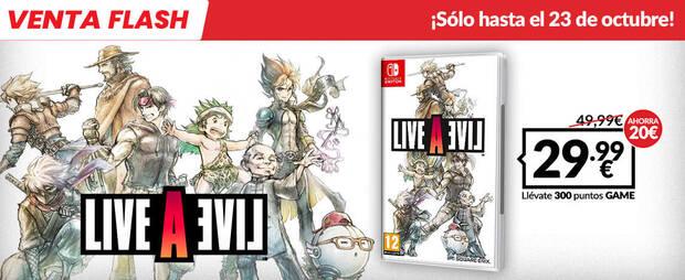 Live a Live de oferta en GAME con regalos exclusivos