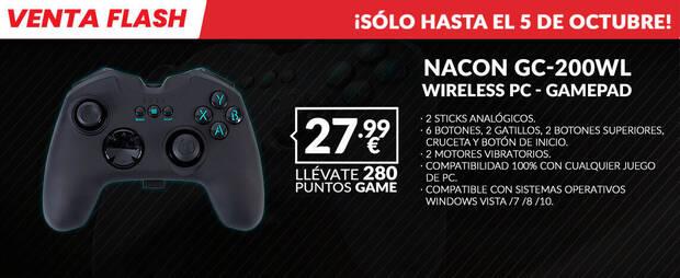 Nacon GC-200WL WIRELESS en oferta GAME por tiempo limitado mando para PC