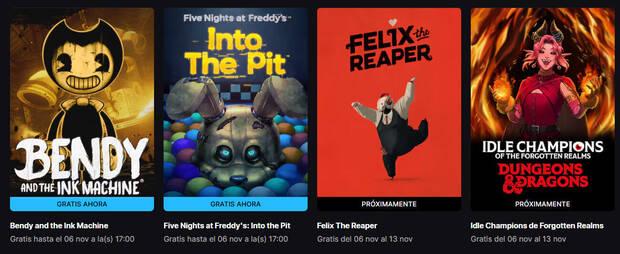 Juegos gratis de esta semana en Epic Games Store.