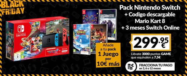 Pack de consola Switch en GAME