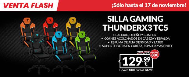 Silla Gaming Thunder X3 TC5 GAME de oferta por tiempo limitado