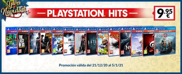 Ofertas PS Hit en Ya es Navidad en GAME.