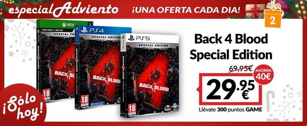 Back 4 Blood Special Edition a 29,95 euros en GAME.