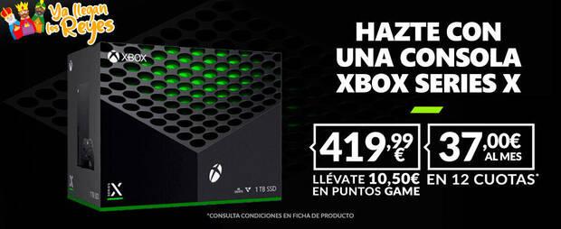 Oferta Xbox Series X GAME Reyes Magos