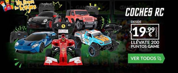 Ofertas coches RC Reyes Magos GAME