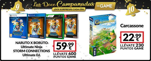 Oferta GAME Naruto x Boruto y Carcassone slo hoy