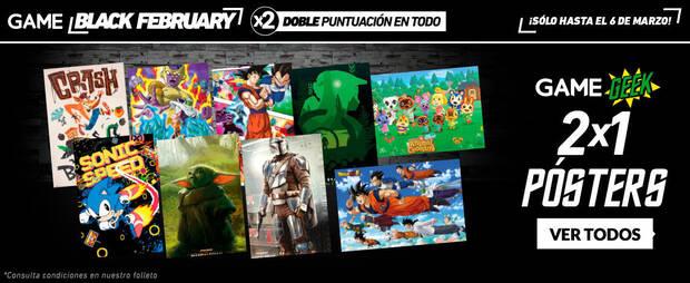 Ofertas GAME Black February en juegos, consolas, merchandising, PC y ms