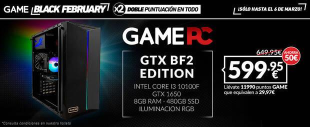 Ofertas GAME Black February en juegos, consolas, merchandising, PC y ms