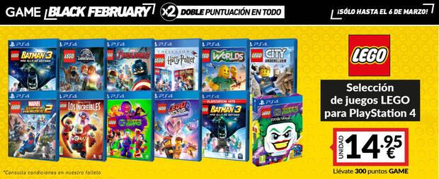 Ofertas GAME Black February en juegos, consolas, merchandising, PC y ms