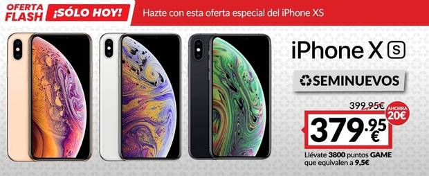 IPHONE XS 64GB oferta GAME solo hoy