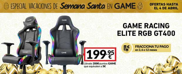 Offer on the Racing Elite RGB GT400 gaming chair