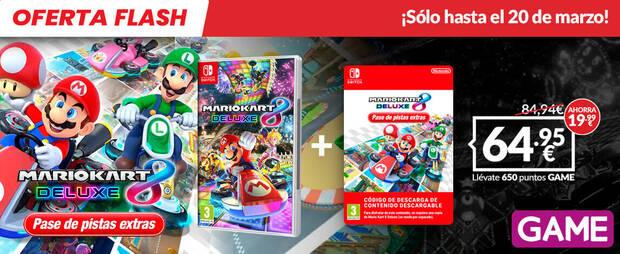 Mario Kart 8 Deluxe + PASE DE PISTAS EXTRA en GAME consguelo ya