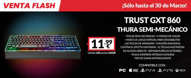 Trust GXT 860 Thura semi-mecnico de oferta en GAME por tiempo limitado con el mejor precio