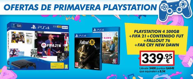 Ofertas de packs de consola en GAME de PlayStation