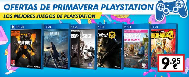 Ofertas de primavera en GAME con PS4