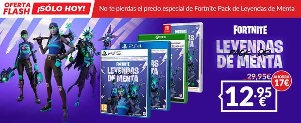 Fortnite: Pack Leyendas de Menta de oferta en GAME durante hoy