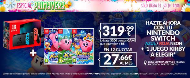 Ofertas primavera GAME