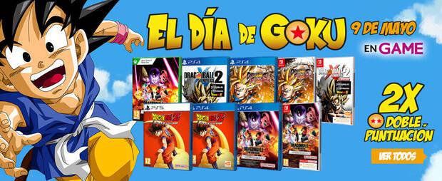 Doble Puntuacin en GAME con juegos y merchandising de Dragon Ball slo hoy