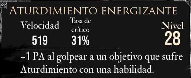 Clair Obscur: Expedition 33 - Características del pictos Aturdimiento energizante