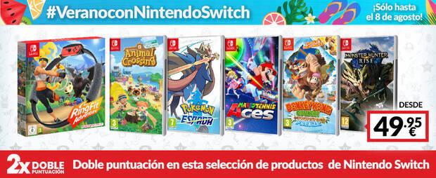 Ofertas GAME de Nintendo Switch de verano