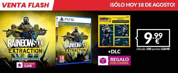 Rainbow Six Extraction de oferta en GAME slo hoy