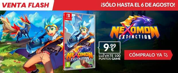 Nexomon: Extinction para Switch en GAME