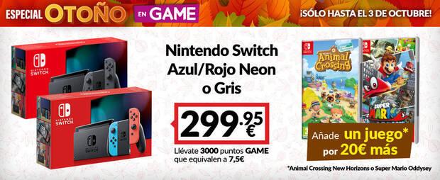 GAME ofertas de otoo en juegos, packs y ms