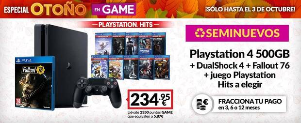 GAME ofertas de otoo en juegos, packs y ms