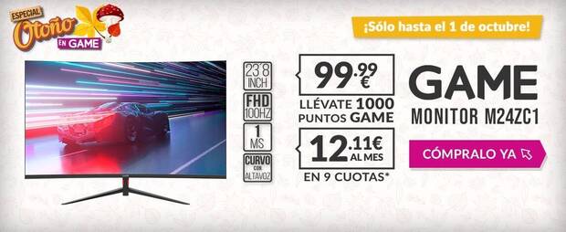 Ofertas de otoño en GAME.