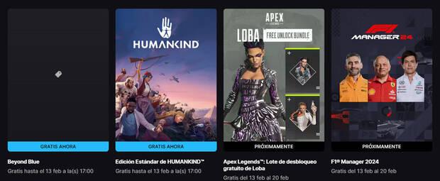 Juegos gratis de esta semana en Epic Games Store.