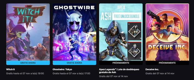 Juegos gratis Epic Games Store hasta el 14 de noviembre de 2024