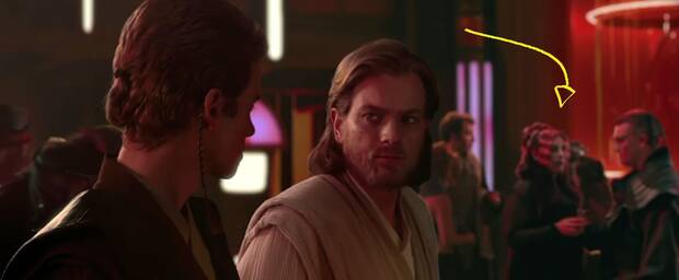 Cameo de Amanda Lucas en El Ataque de los Clones