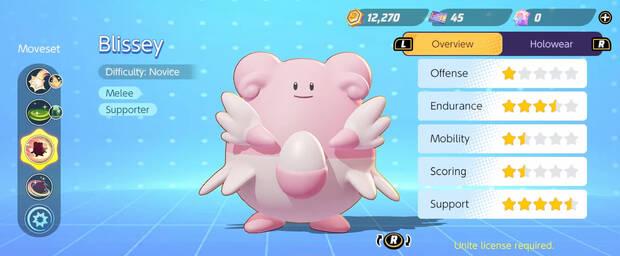 Blissey en Pokémon Unite: Mejor build, objetos, ataques y consejos