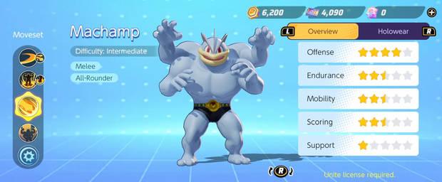 Pokémon Unite - Datos básicos de Machamp