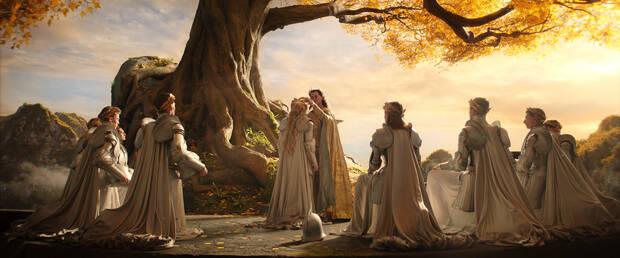 Gil-galad y Galadriel Los Anillos de Poder