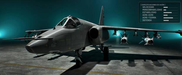 Ace Combat 8: Wings of Theve - Detalles y estad�sticas del avi�n Su-25SM Frogfoot